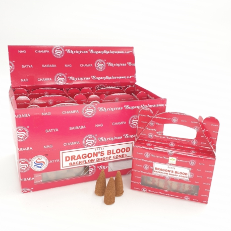 Backflow Kegel Satya Dragon's Blood (24 kegeltjes)