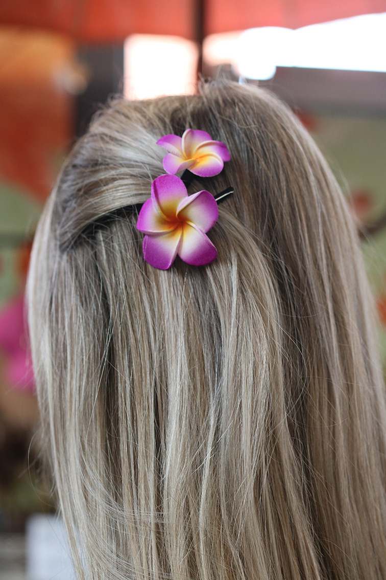 Haarclip Frangipani (M) set van 10 stuks - Afbeelding 2