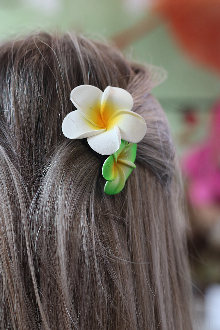 Haarclip Frangipani (M) set van 10 stuks - Afbeelding 3