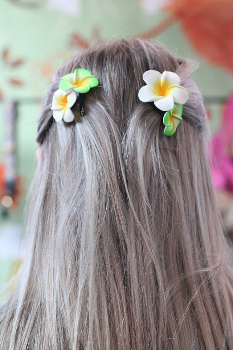 Haarclip Frangipani (M) set van 10 stuks - Afbeelding 4