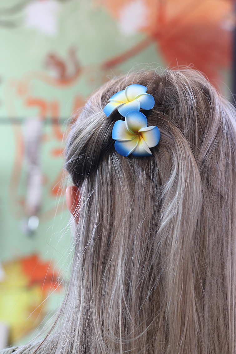 Haarclip Frangipani (M) set van 10 stuks - Afbeelding 6