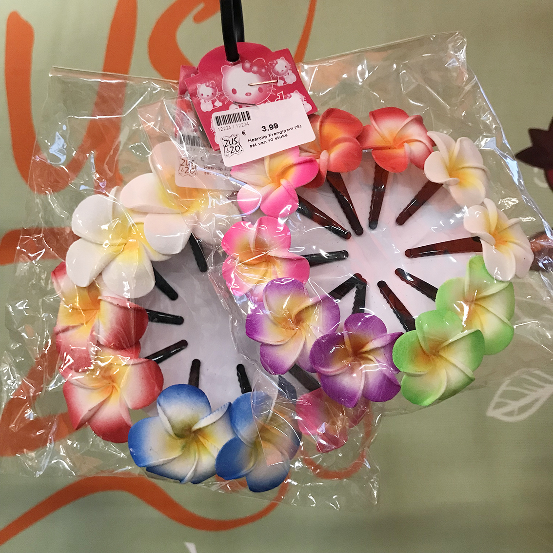 Haarclip Frangipani (M) set van 10 stuks - Afbeelding 7