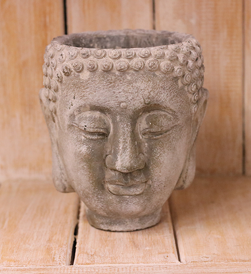 boeddha pot diam 14,5 grijs