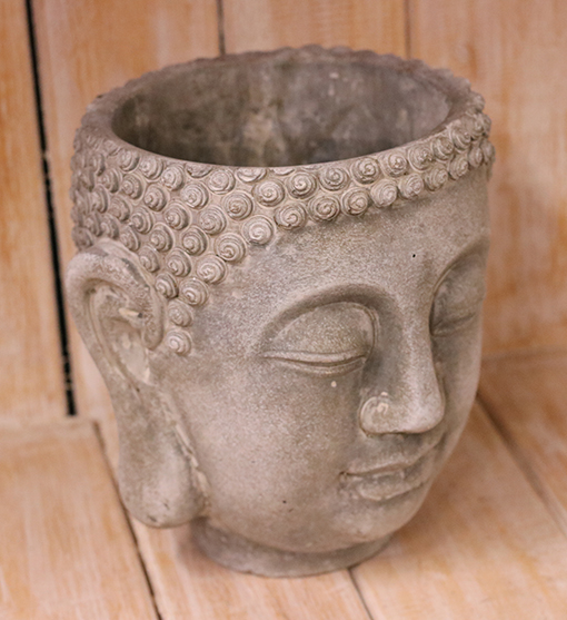 boeddha pot diam 19 grijs