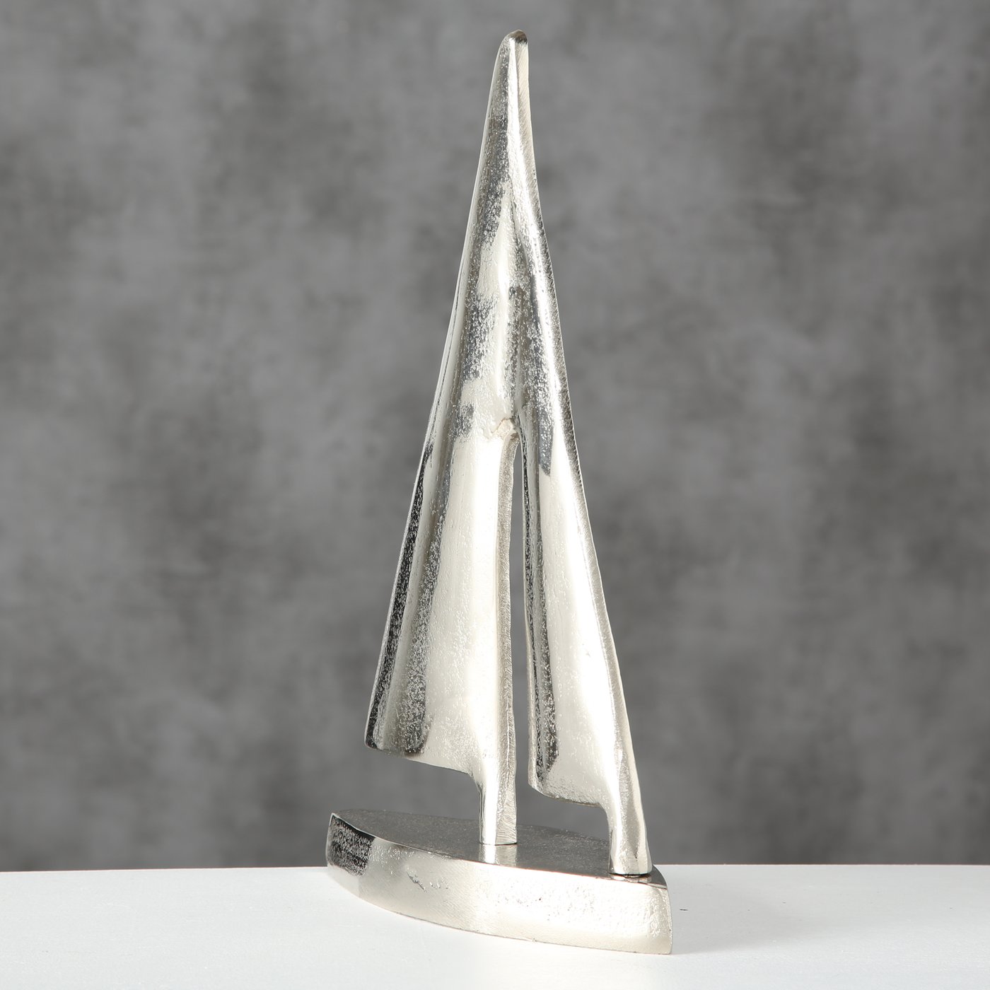Decoratief object Segler, Boot, H 32,00 cm, Aluminium