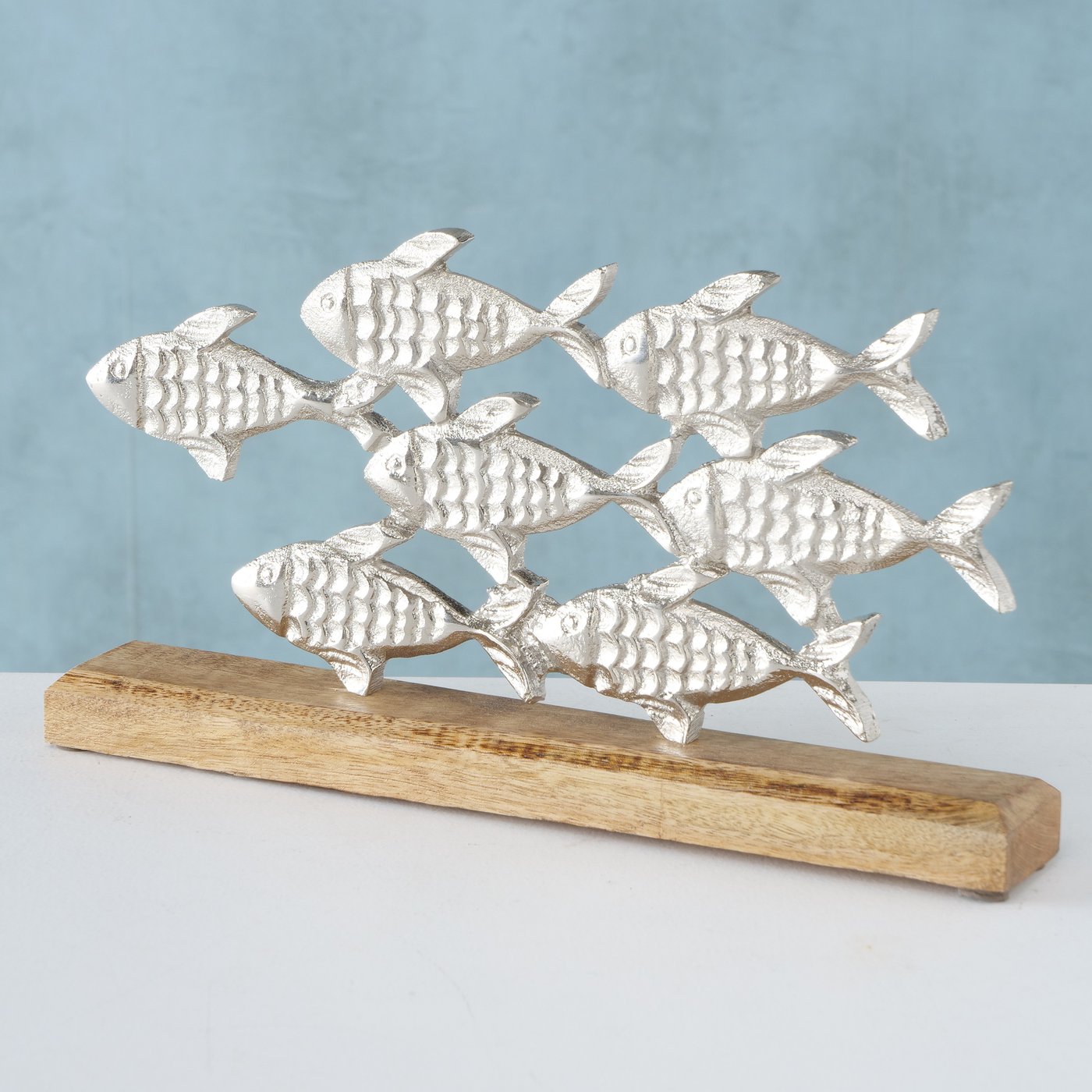 Decoratief object Bubbels, Vis, H 17,00 cm, Mango