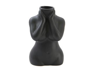 vaas femme zwart H 23