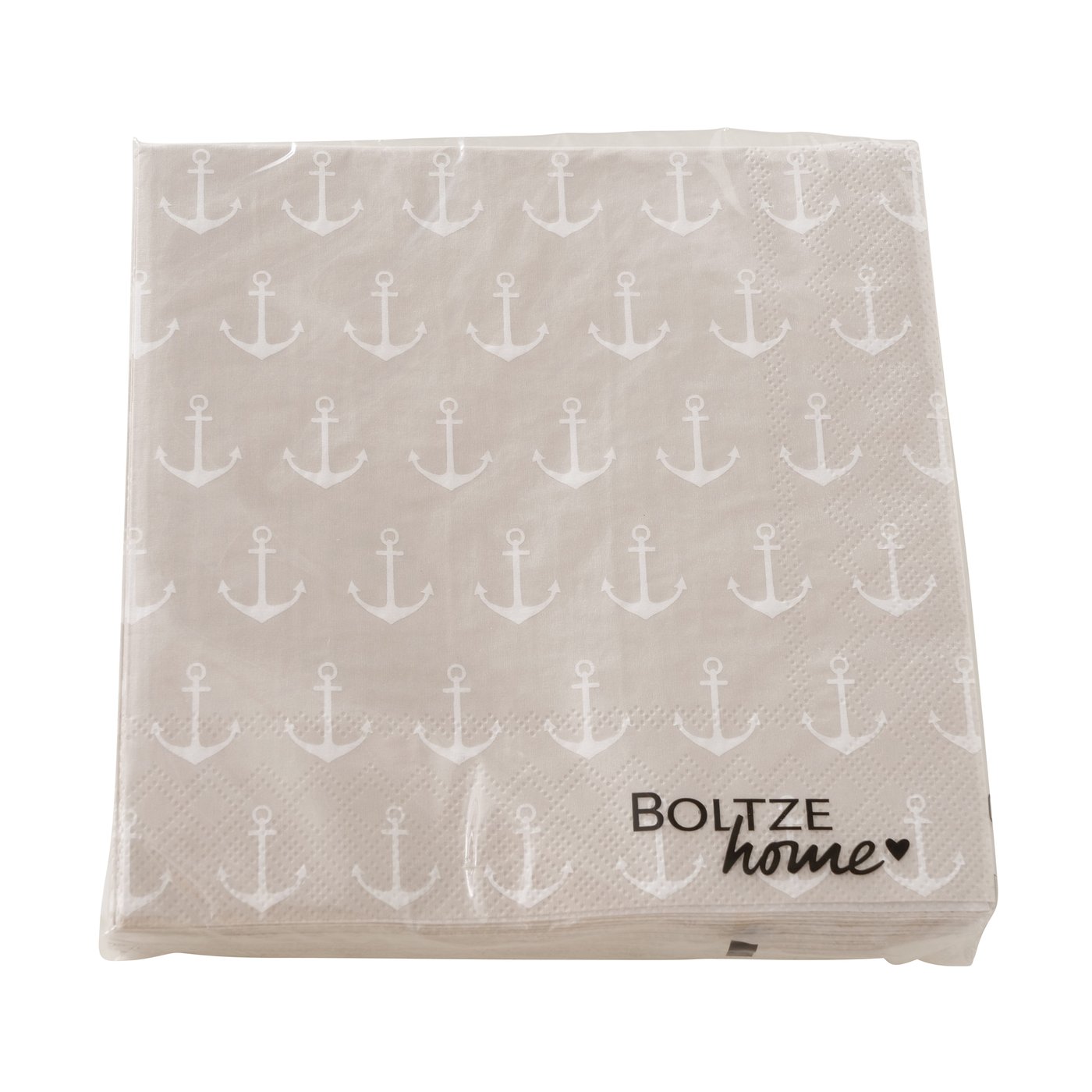 Servetten Föhr, 20 p., 3 ass., Anker, Beige-Wit - Afbeelding 4