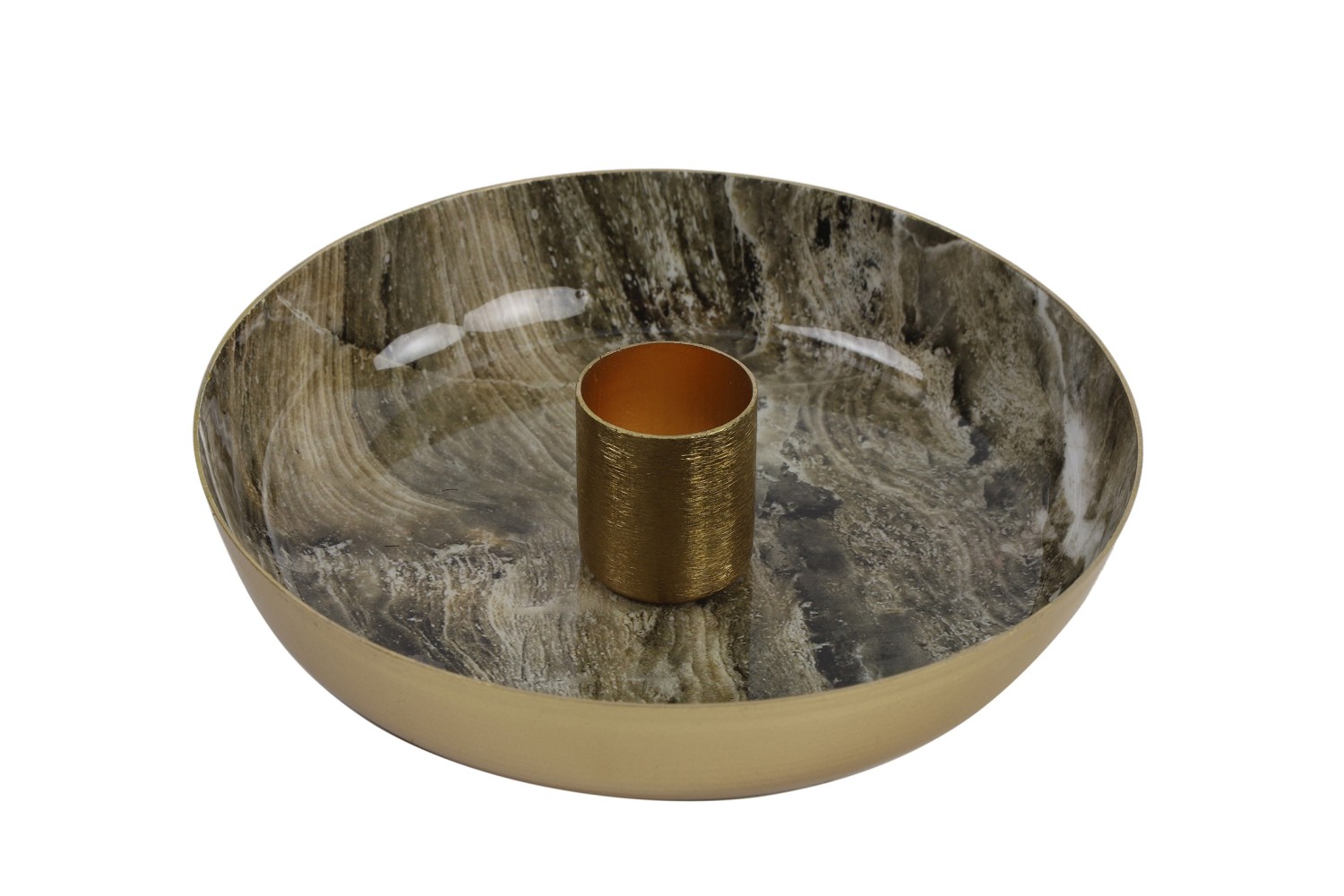 Kandelaar Marble S grijs
