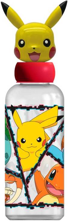 POKEMON: DRINKFLES MET 3D FIGURINE, 560ML (BPA-VRI