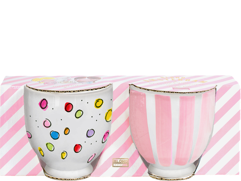 Blond Pasen 2021 eierdop set Confetti Blond