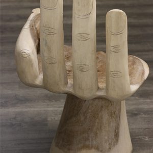 Hand stoel 3 vingers omhoog
rechtshandig