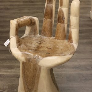 Hand stoel 3 vingers omhoog
 linkshandig