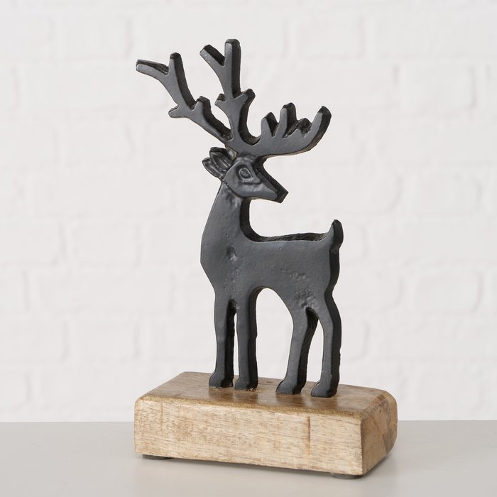 Rendier op mangohout Gret 18 cm