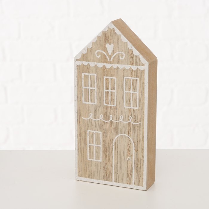 Decoratief beeld kerst huisje venlo - middel 2 ass