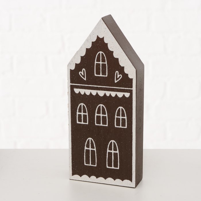 Decoratief beeld kerst huisje venlo - middel 2 ass - Afbeelding 2