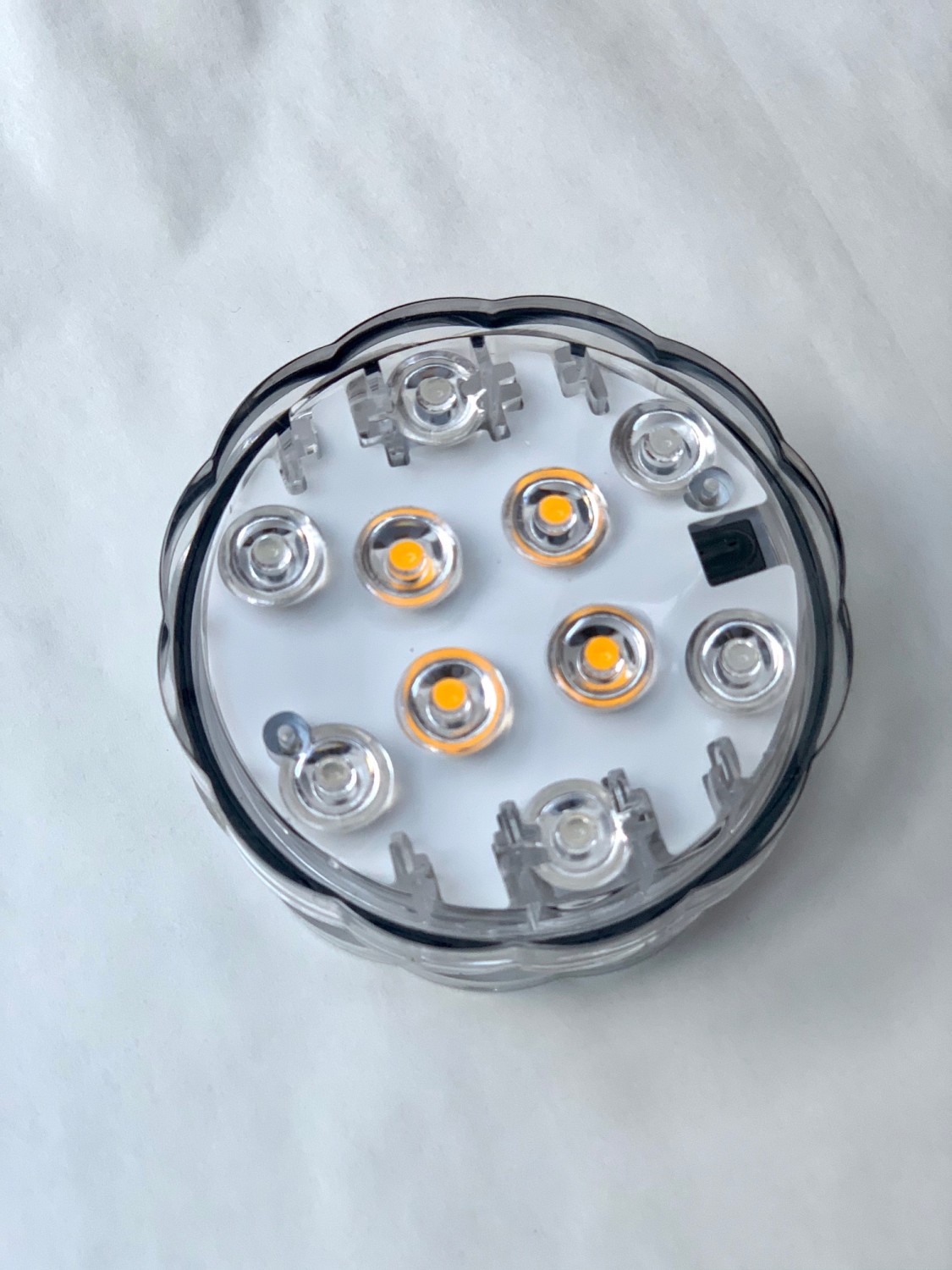 Lamp LED kleur, flash& flame met afstandbediening - Afbeelding 2
