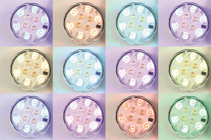 Lamp LED kleur, flash& flame met afstandbediening - Afbeelding 7