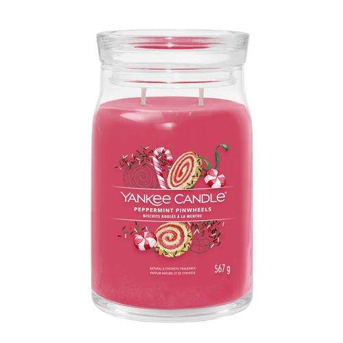 Yankee Candle Peppermint Pinwheels large jar