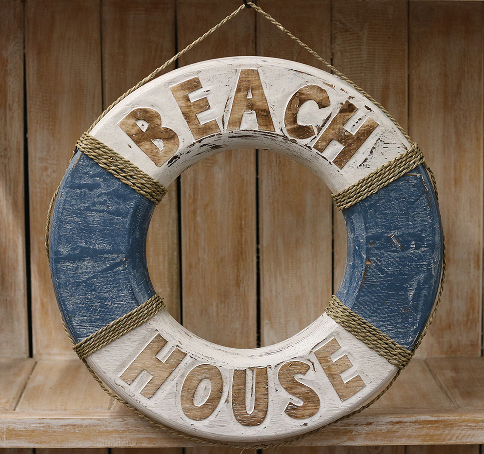 Reddingsboei Beach House Donkerblauw