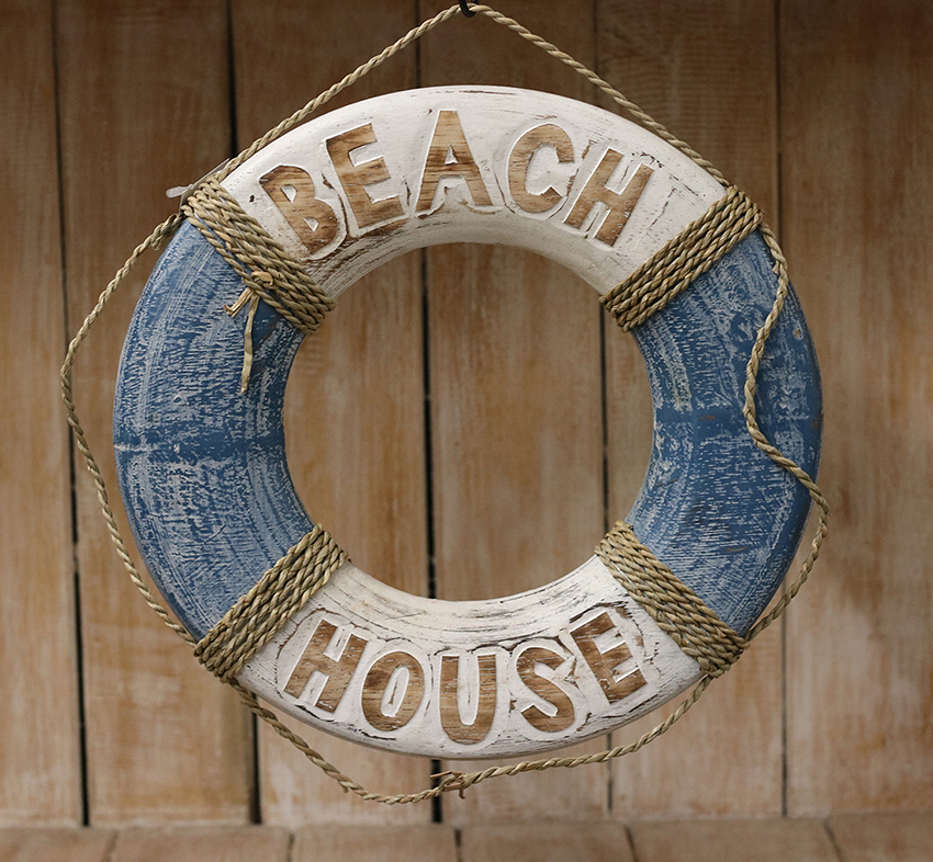 Reddingsboei Beachhouse 30cm Donkerblauw