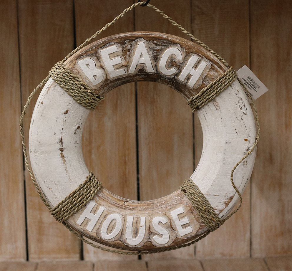 Reddingsboei Beachhouse 30cm Naturel