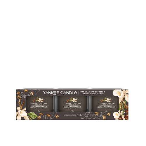YC Vanilla Bean Espresso Signature Filled Votive 3-pack