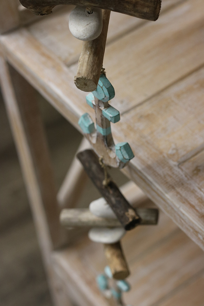 Drijfhout guirlande anker Turquoise - Afbeelding 2