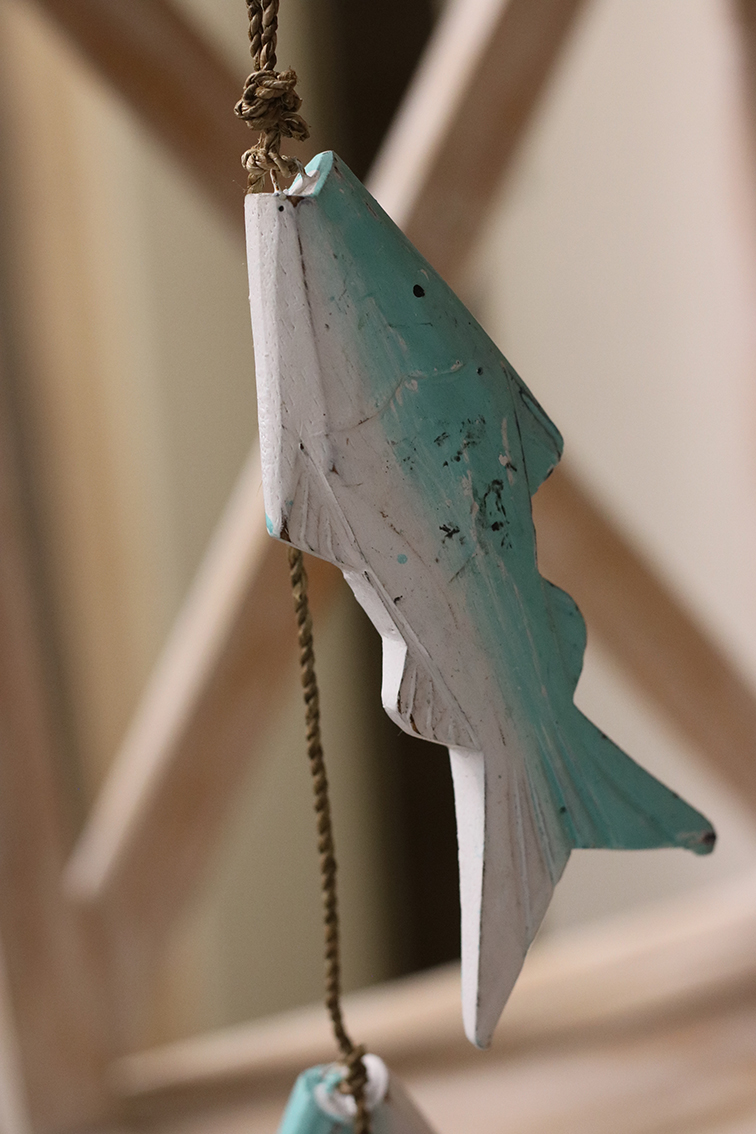 Hanger 5 vissen Turquoise - Afbeelding 2
