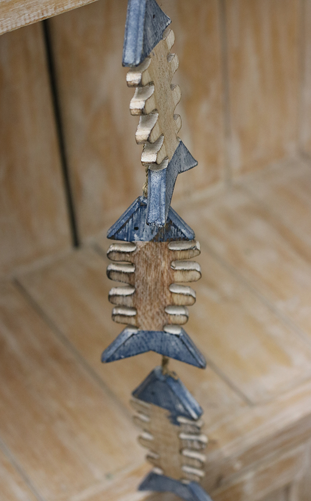 Hanger 5 gratenvissen Blauw - Afbeelding 2