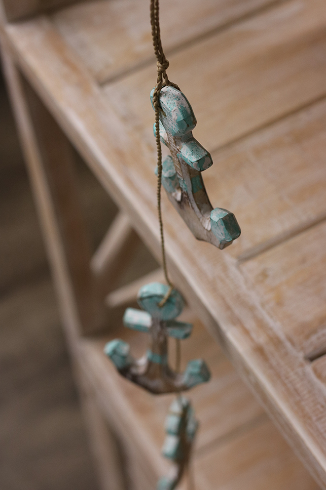 Hanger 5 ankers Turquoise - Afbeelding 2