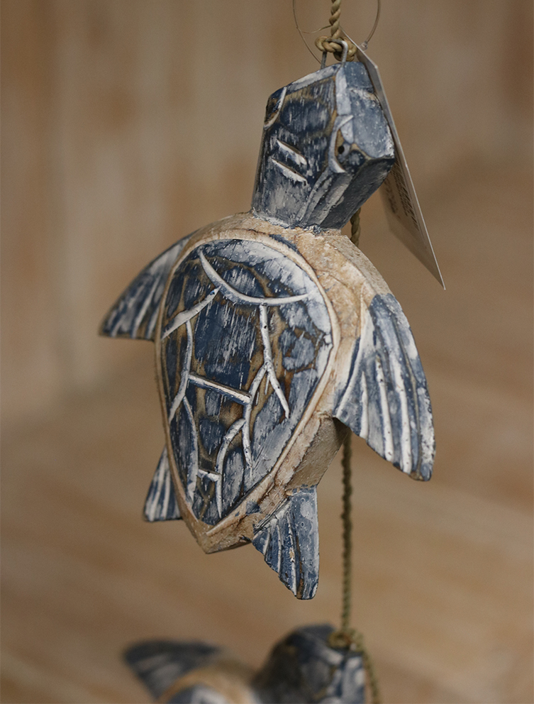 Hanger 5 schildpadjes Blauw - Afbeelding 2