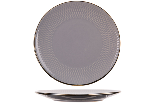 COSY & TRENDY RAVENNA GREY PLAT BORD D19,5CM