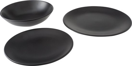 COSY & TRENDY SERENA BLACK BOWL D14XH8,2CM - Afbeelding 2