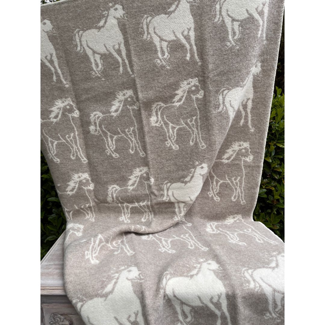 Plaid Horse 130x200cm - Afbeelding 3