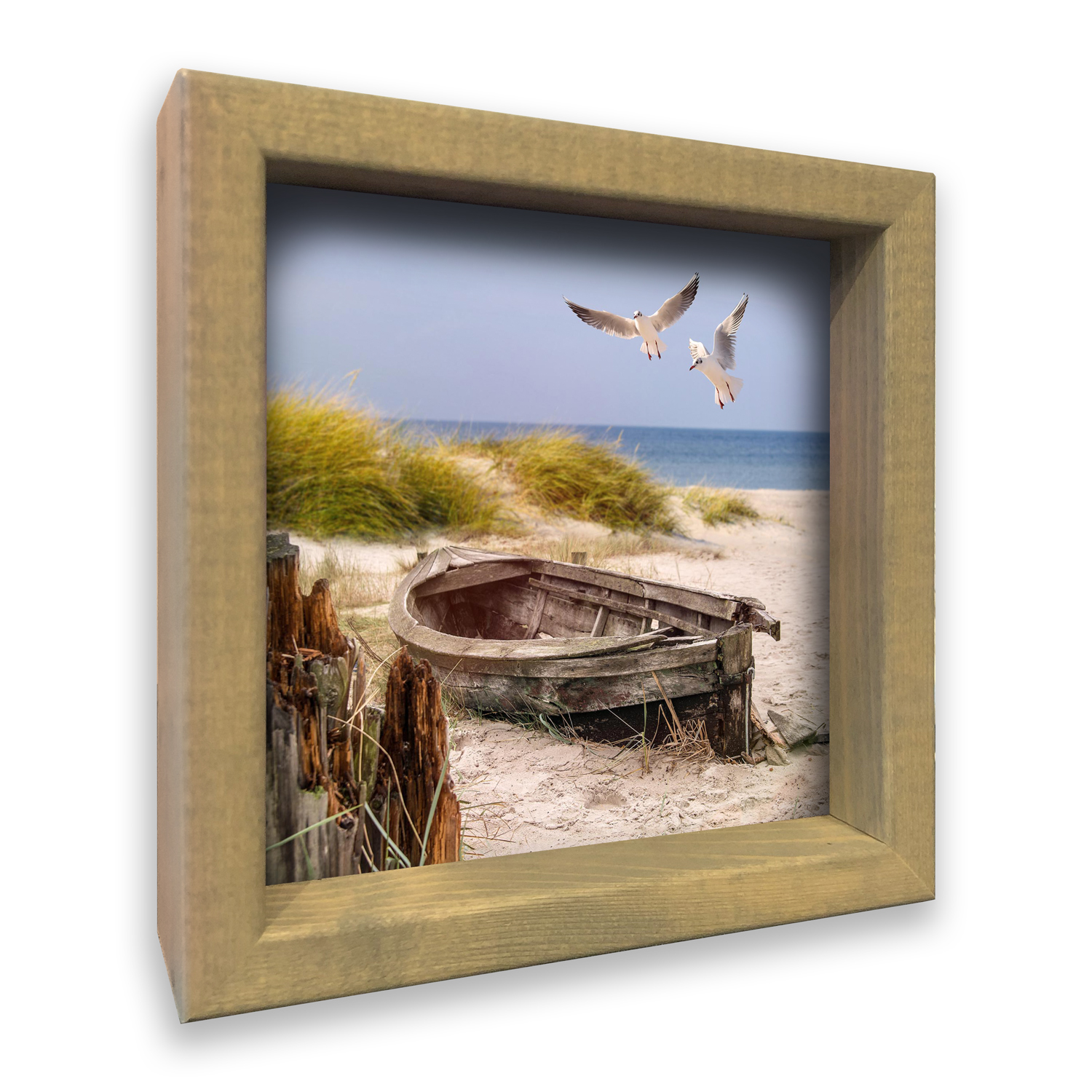 3D Boot op strand