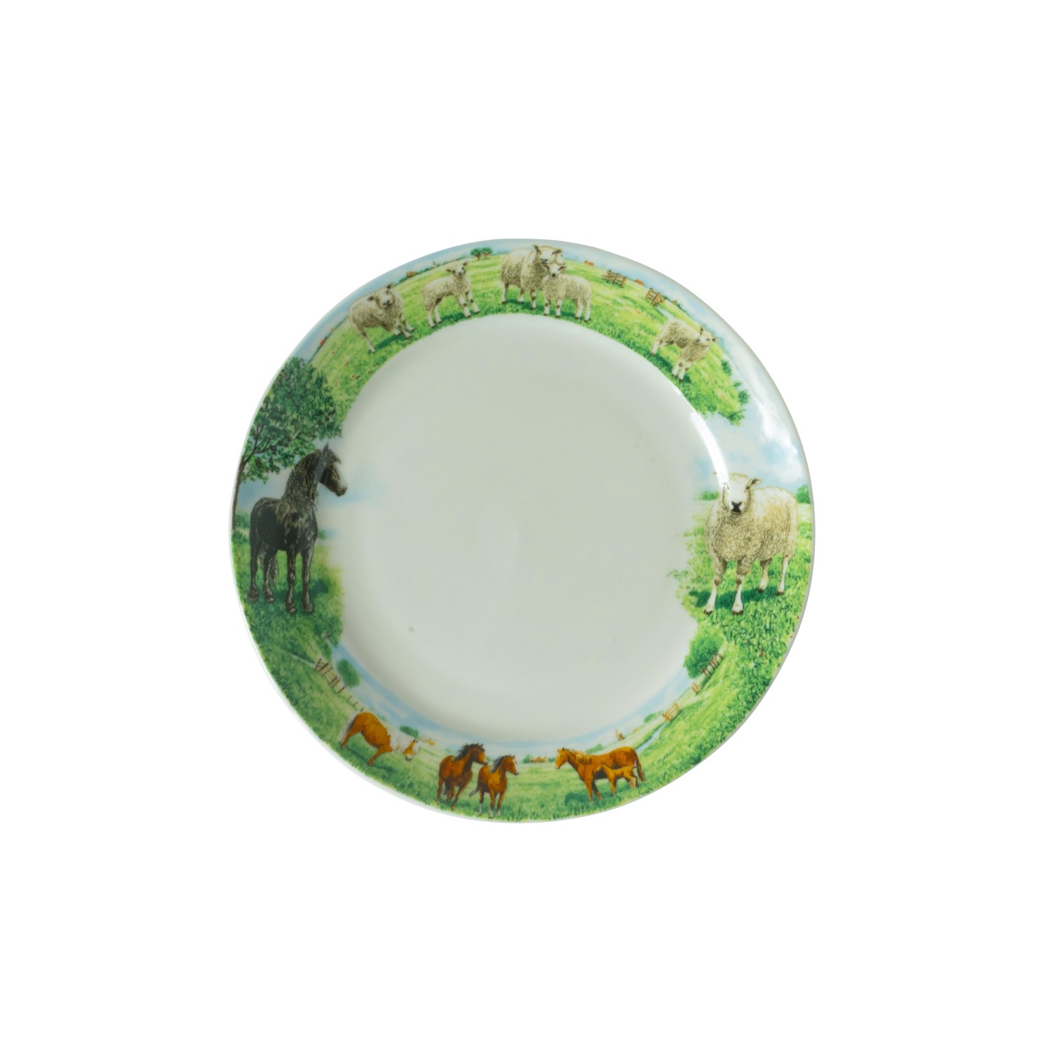 Bord Paard/Schaap 18 cm