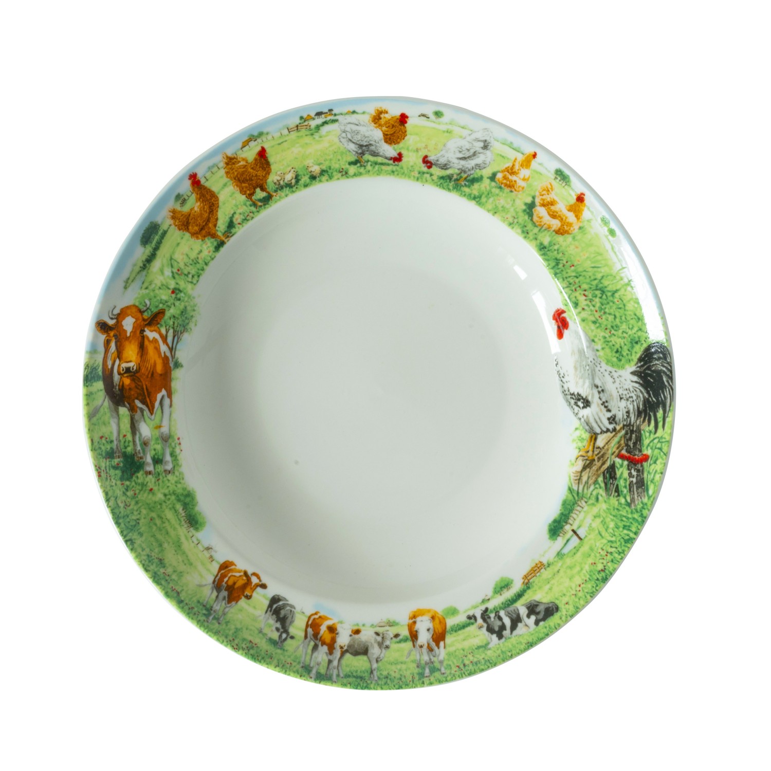 Bord diep Koe/Kip 23 cm