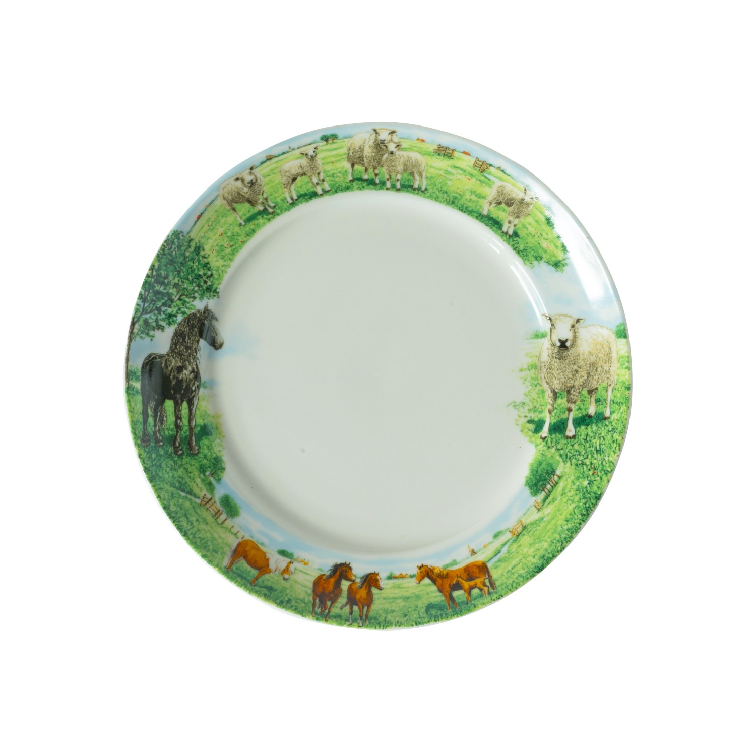 Bord Paard/Schaap 21 cm