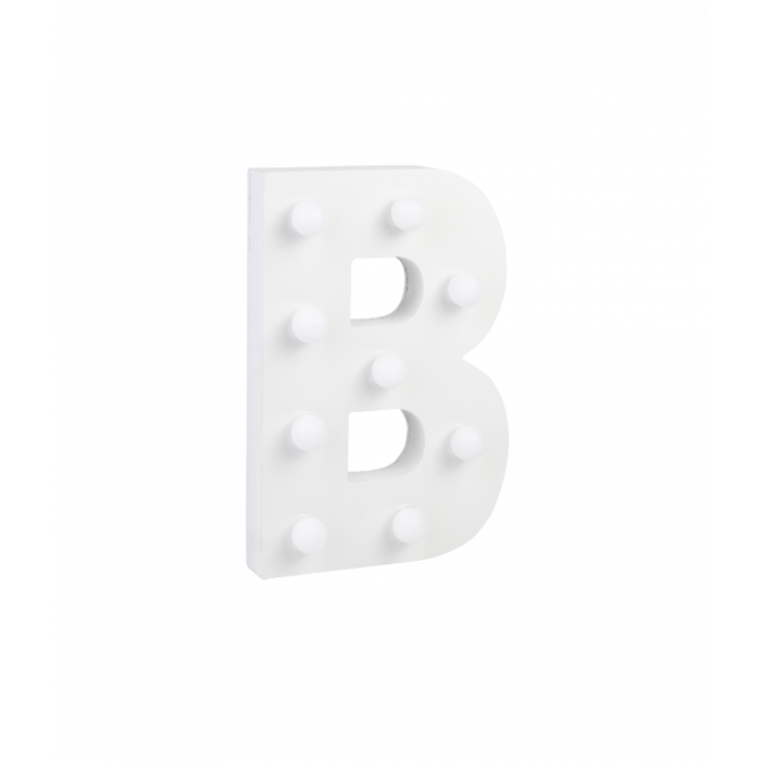Light Letters - B