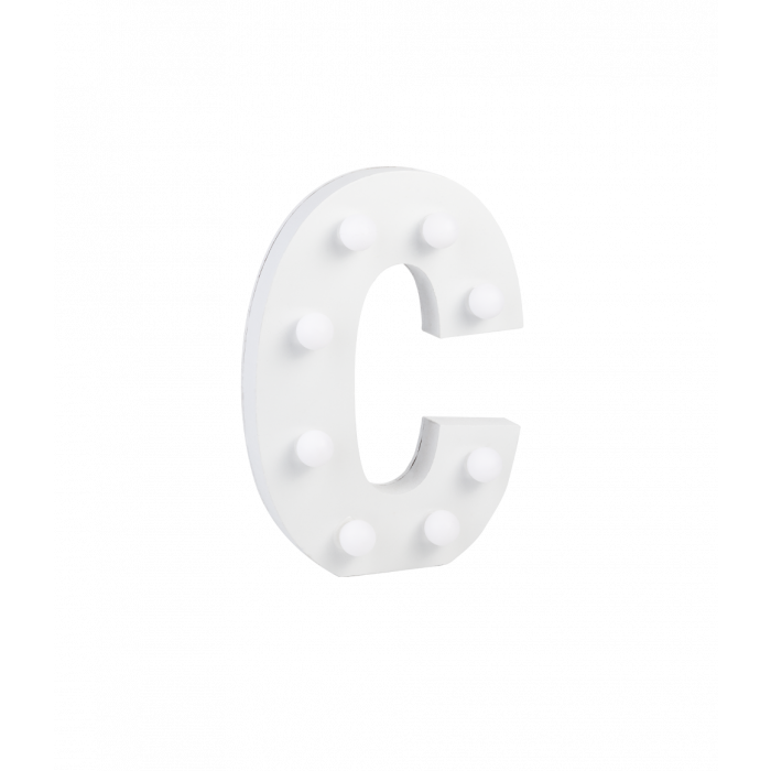 Light Letters - C