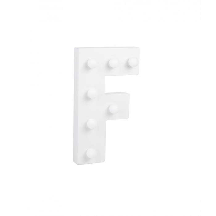 Light Letters - F