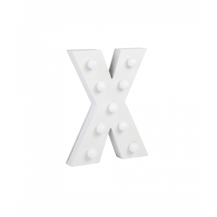 Light Letters - X