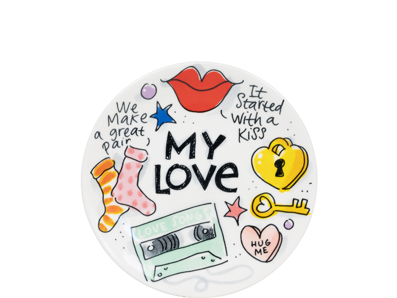 Valentijn 2024 Love: Bord 12 cm