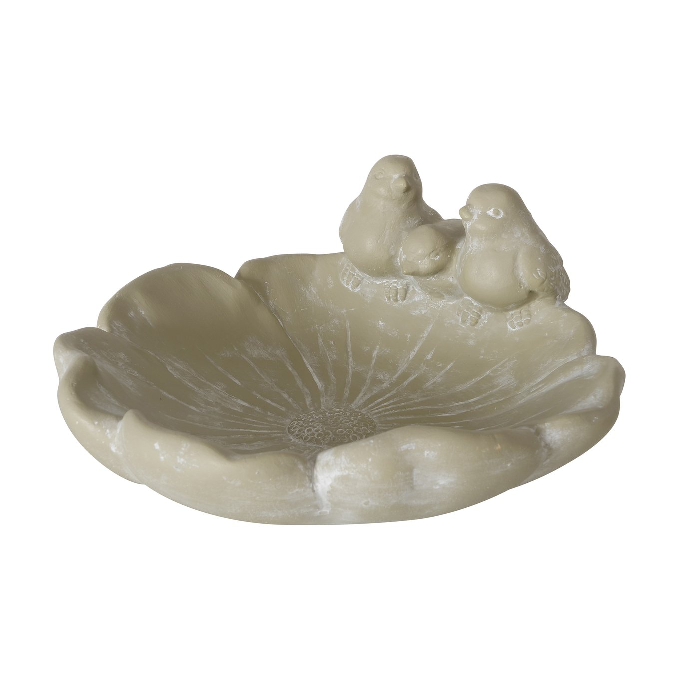 Vogelbadje Blumilo, H 10cm, mat