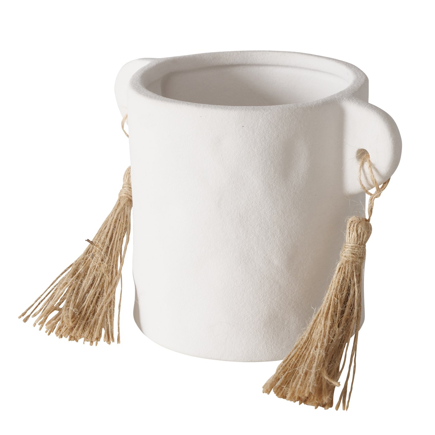 Vaas Blissa, Decoratie, H 10,5 cm, Wit
