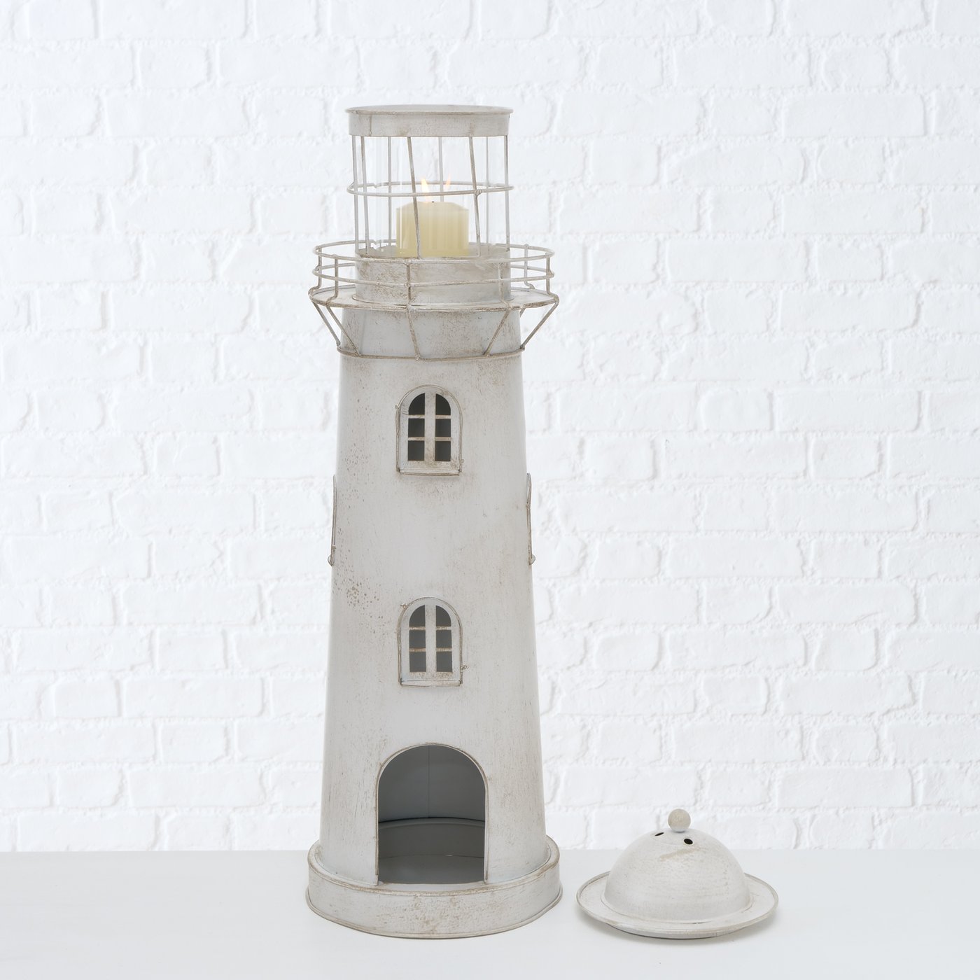 Lantaarn Leuchtturm, Vuurtoren, Indoor, H 54,00 cm - Afbeelding 6