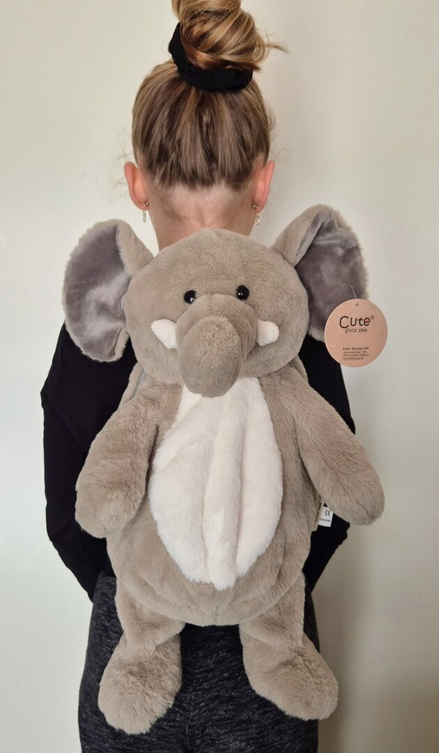 Pluche Rugtas Olifant
