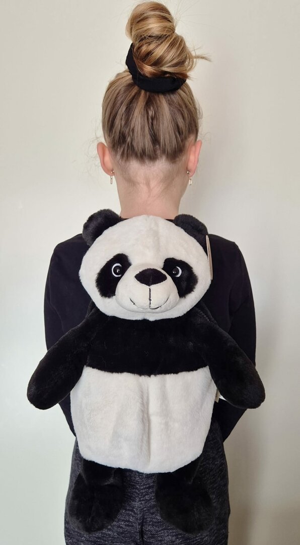Pluche Rugtas Panda Beer
