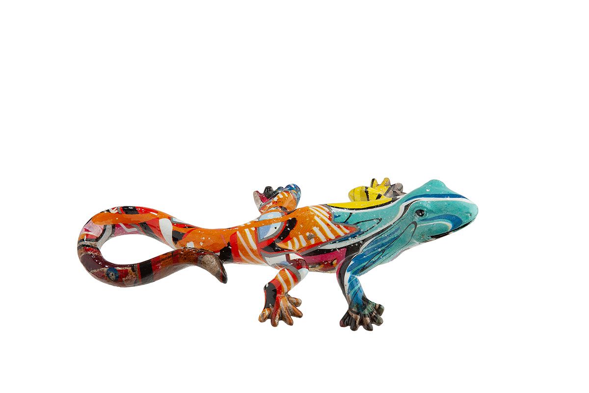 Poly Gekko StreetArt- Graffiti 7x14x4cm (lxbxh) - Afbeelding 3